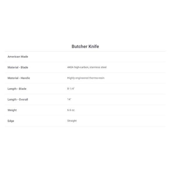 Cutco Butcher Knife - Picture 2 of 2